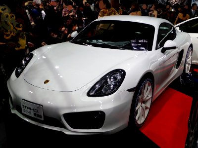 Osaka Auto Messe 2014 (21) Tire Survice Fukuchiyama - Porsche Cayman (981c)