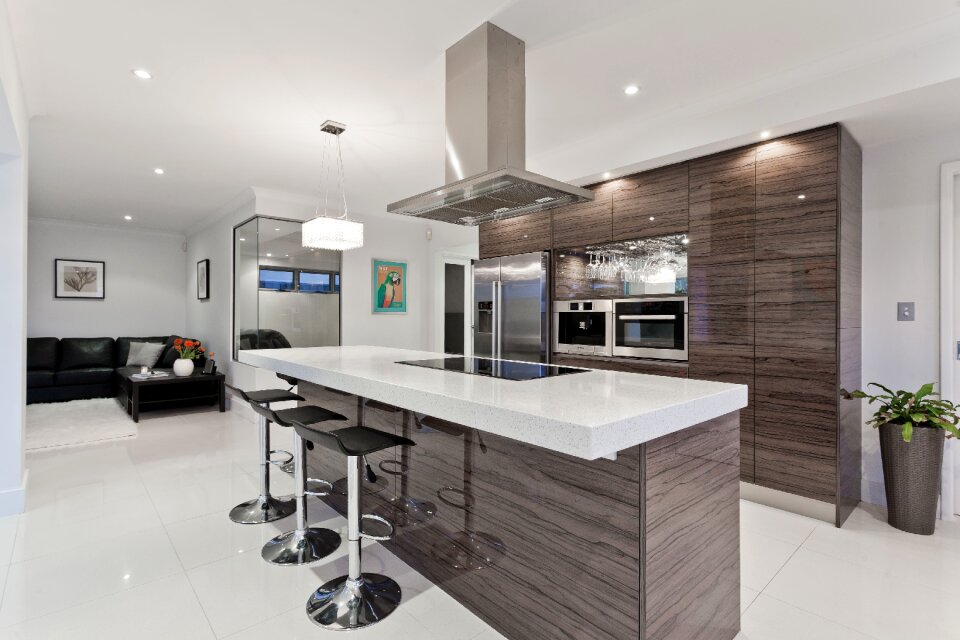 Kitchen living gray kitchen