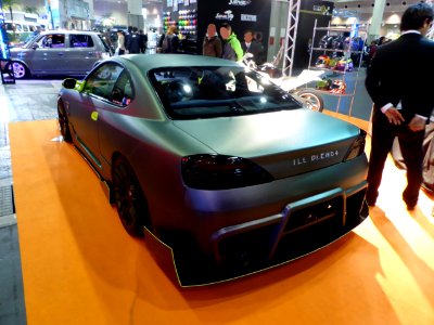 Osaka Auto Messe 2014 (142) Japan Motor Sports College - Nissan Silvia (S15)