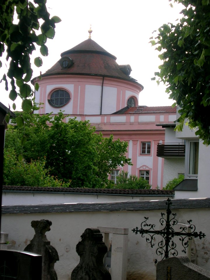 Ostenfriedhof Eichstätt -Blick auf Notre Dame