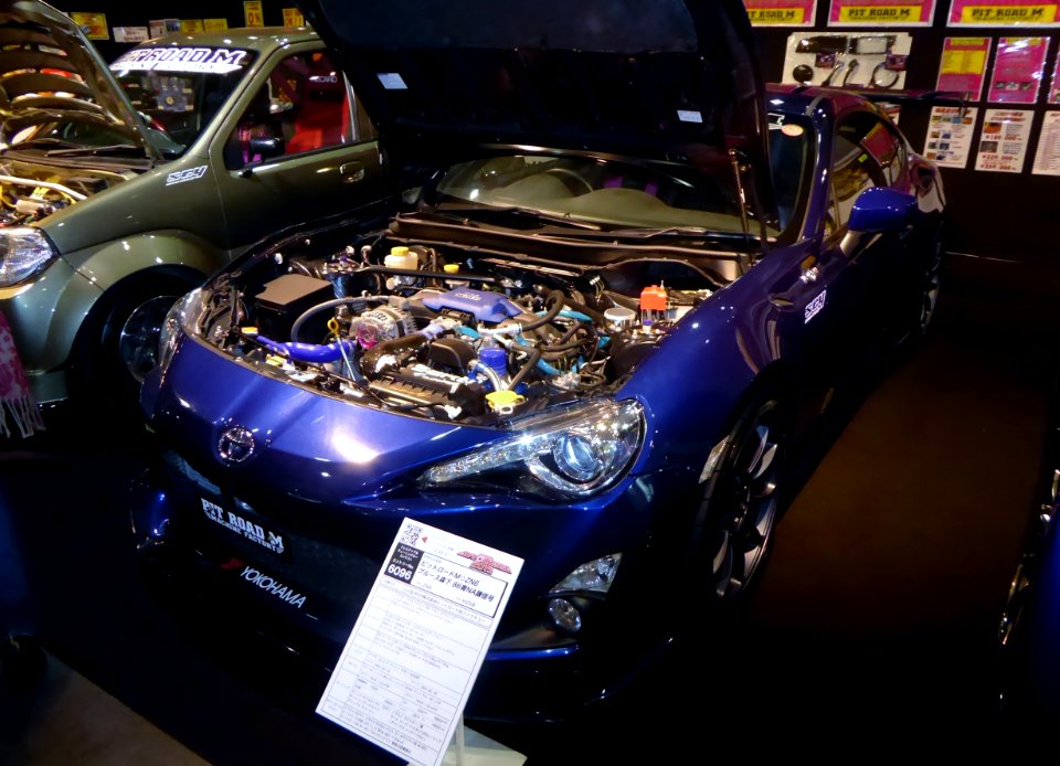OSAKA AUTO MESSE 2015 (451) - PIT ROAD M ☆ ZN6 BRUCE Morishita 86 Ao-NA Kenshin-goh