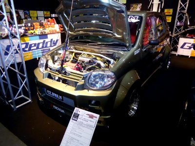 OSAKA AUTO MESSE 2015 (452) - PIT ROAD M ☆ Ike-Ike-Ike-chan R34GT Kei-NOS2-Goh
