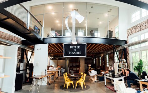Indoors modern office