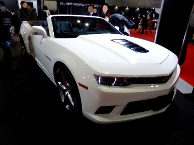 Osaka Motor Show 2013 (159) 5th generation Chevrolet CAMARO RS Comvertible