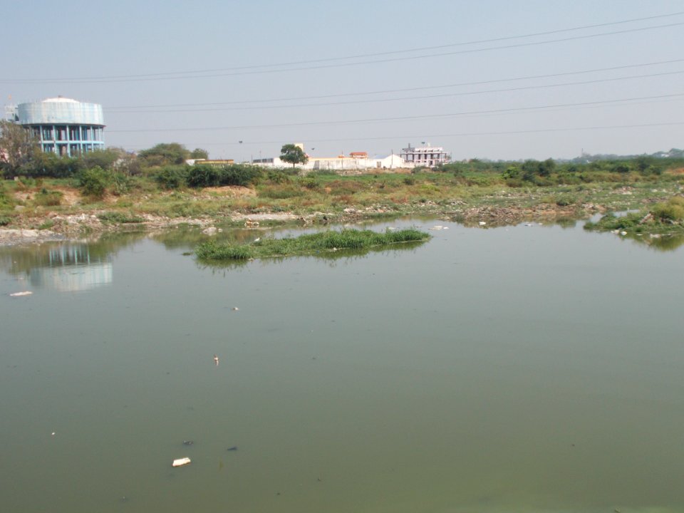 Other side of Handri River from Jolapuram of Kurnool City