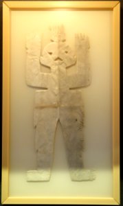 Otomi spirit figure, southern Mexico, bark paper, undated - Robert C. Williams Paper Museum - DSC00375