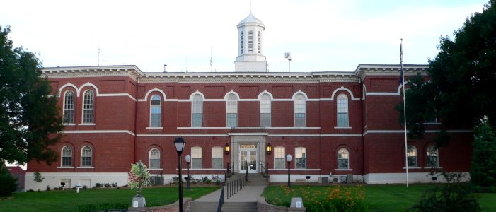 Otoe County, Nebraska courthouse from N 1