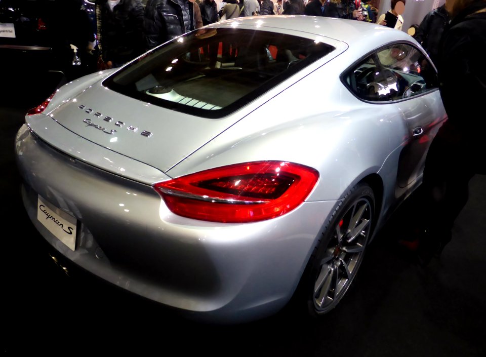Osaka Motor Show 2013 (91) Porsche Cayman S (981C)
