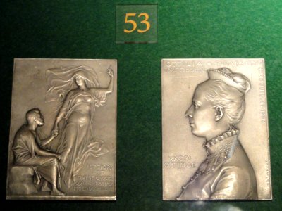 Ottilia Jaconsen medal by Jules-Clément Chaplain, 1904 - Ny Carlsberg Glyptotek - Copenhagen - DSC09366