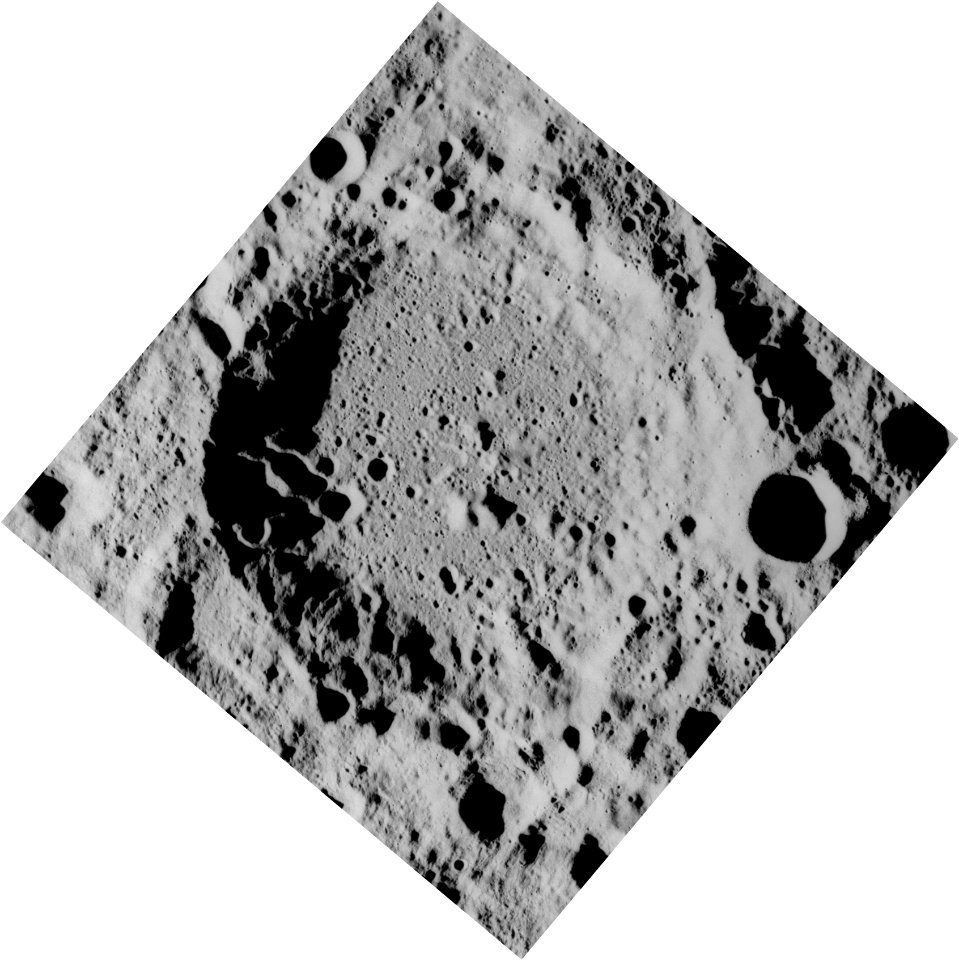 Ostwald crater AS16-M-3001 ASU North