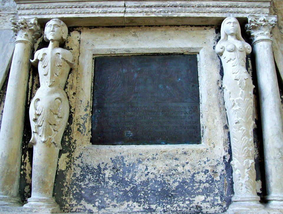 Osbaldeston memorial, St John, Burford