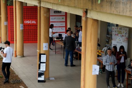OSCAL info booths (OSCAL19 trip)