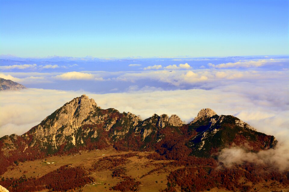 Landscape tops italy