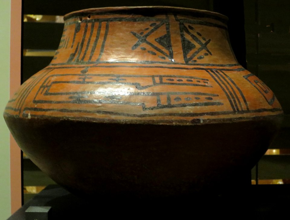 Otowi Pueblo, San Lazaro glazed polychrome jar, c. 1490-1550 CE, Heard Museum