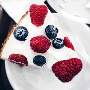 Food piece of cake baking photo