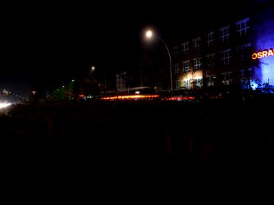 Osram-Glaswerk at Nonnendammallee at night 02