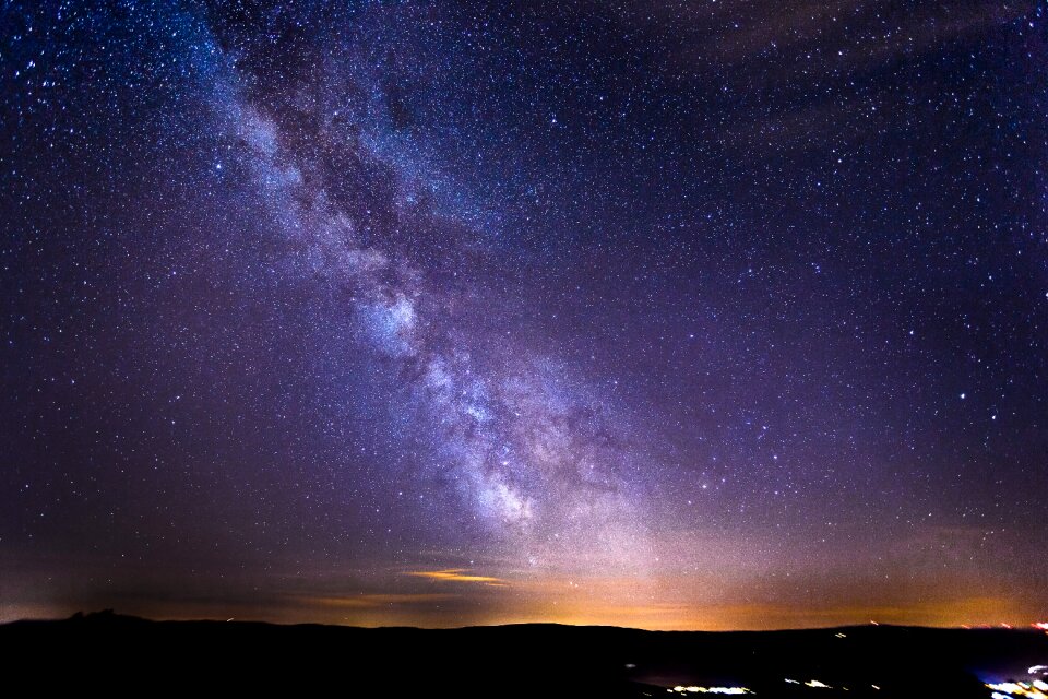 Long exposure star lights