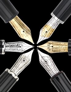 Pen montblanc writing