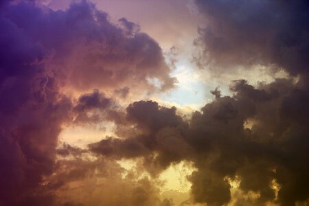 Color peaceful blue sky photo