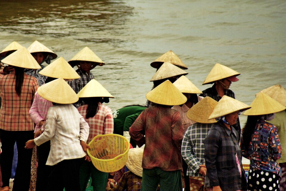 Market people wear