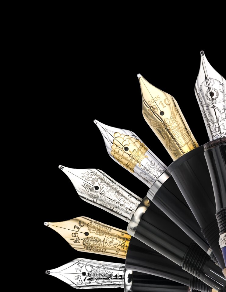 Pen montblanc writing