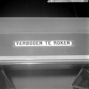 Opdracht Telegraaf coupe Wagon Lits verboden te roken, Bestanddeelnr 916-6955