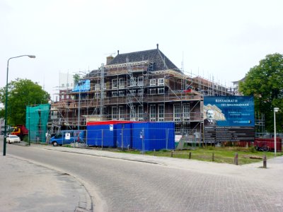 Oss Rijksmonument 516594 voorm.fabriek vd Bergh, Bram vd Berghstr.22 tijdens restauratie