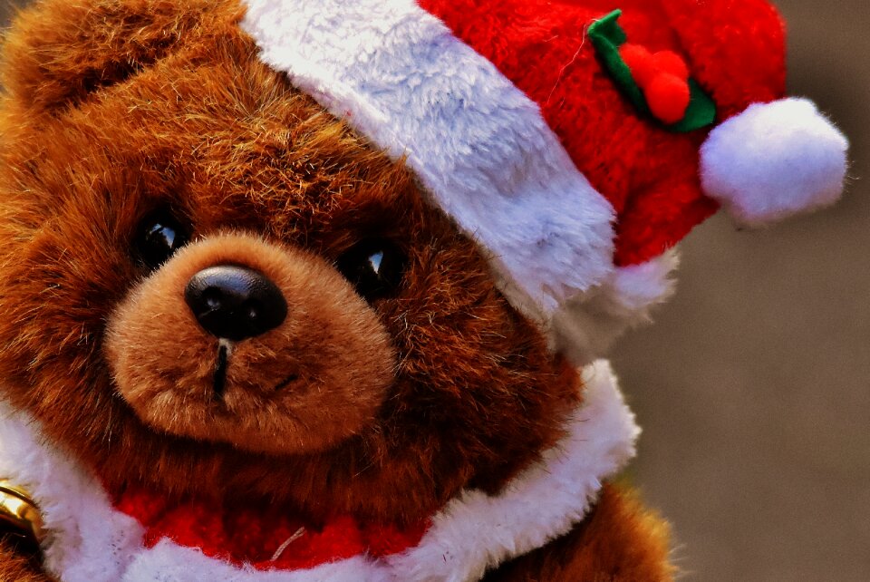 Santa hat plush cute