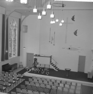 Opdracht Trouw, Schinkelkerk interieur, Bestanddeelnr 914-5326 photo