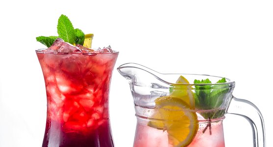 Closeup lifestyle juices