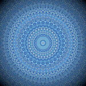 Kaleidoscope pattern background image photo