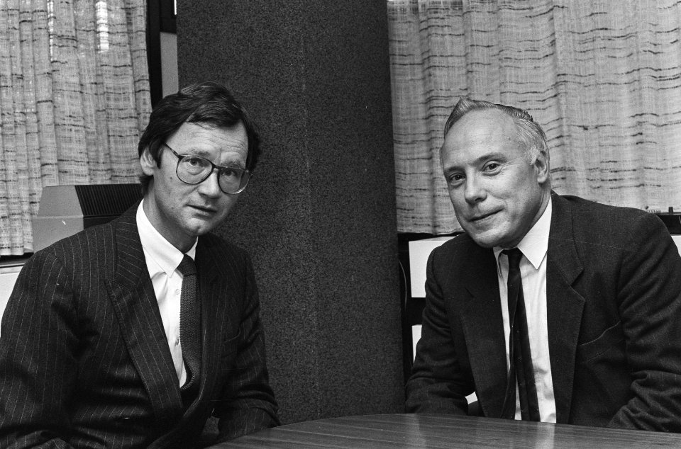 Opdracht Financieel Dagblad Kessler (l) en Steenwijk (r), Bestanddeelnr 933-7476