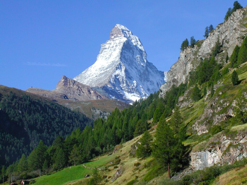 Landscape nature swiss alps photo