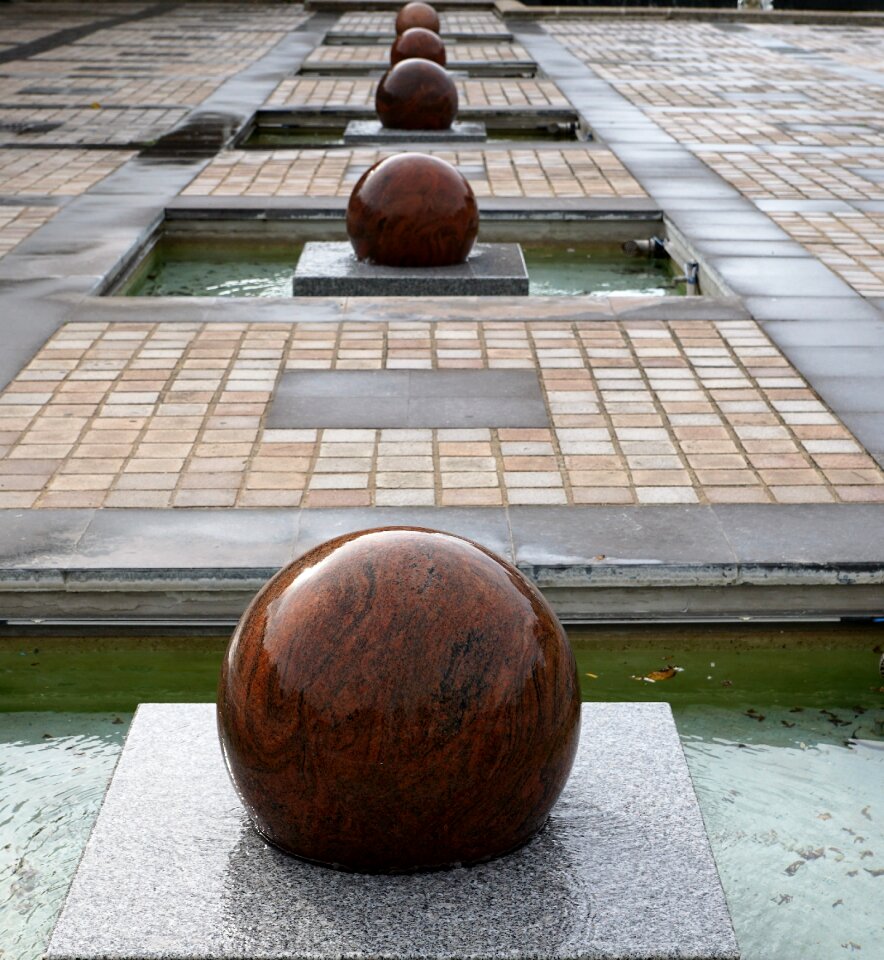 Water fountain granite