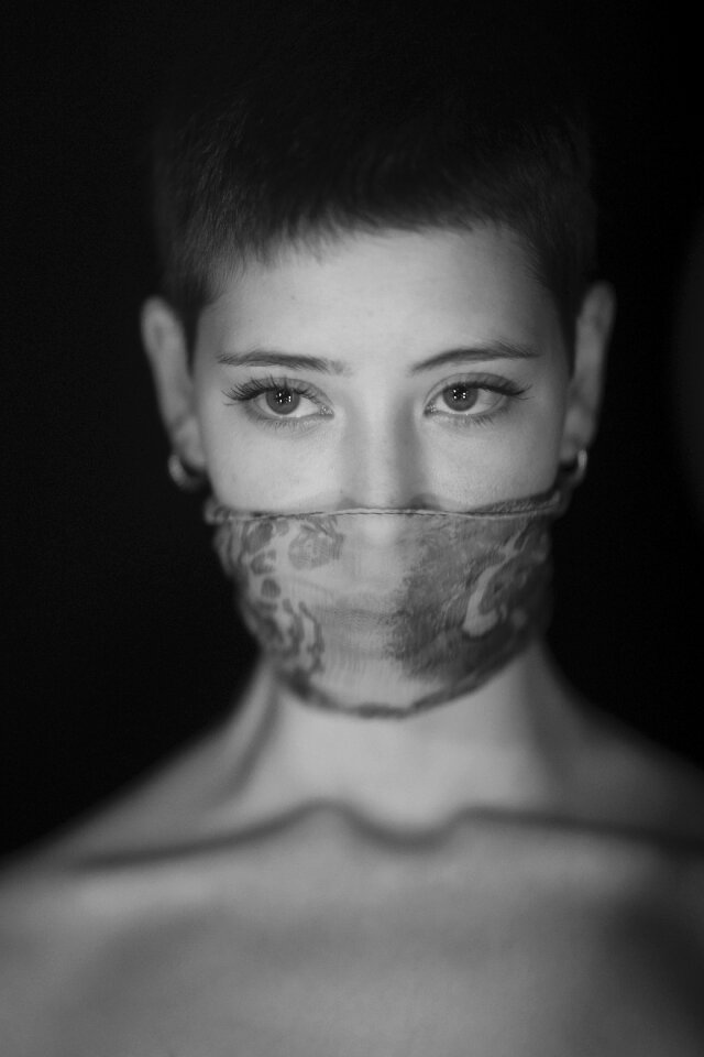 Human model beautiful