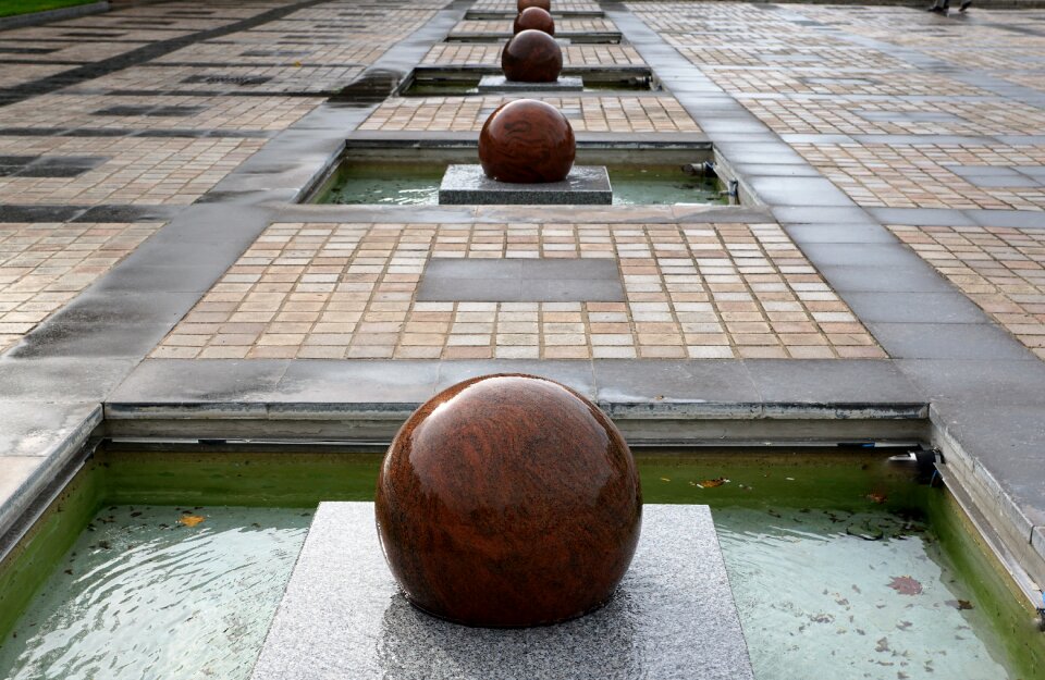 Water fountain granite