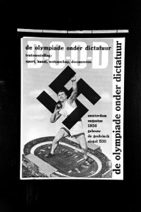 Opdracht poster voor, affiche boycot Olympische Spelen 1, Bestanddeelnr 930-6392