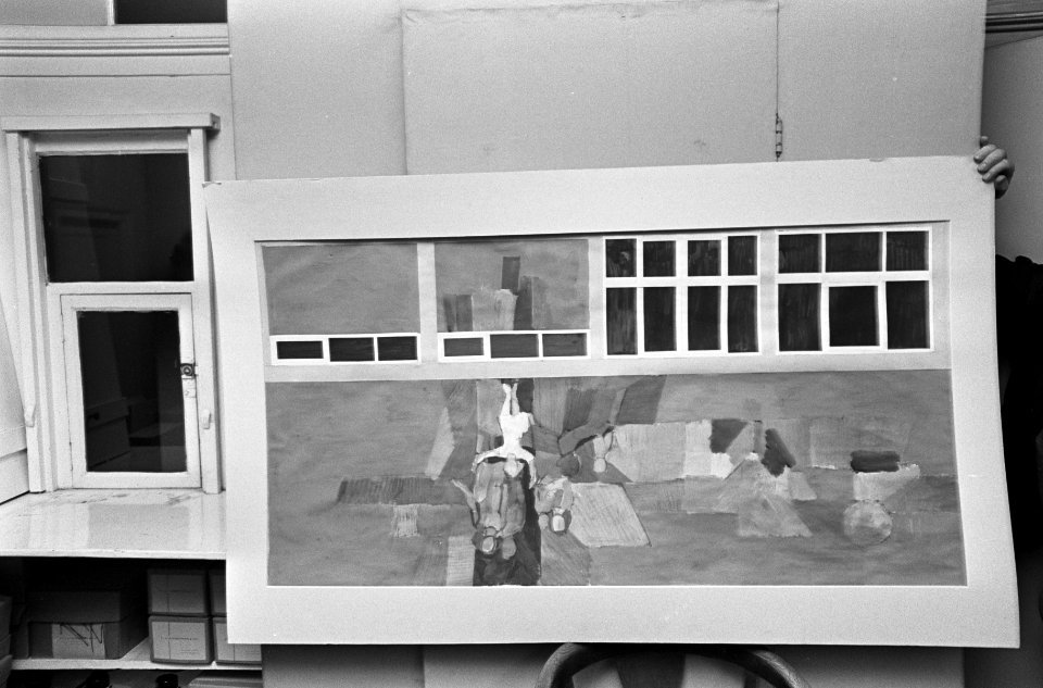 Opdracht Op de Laak , schilderij, Bestanddeelnr 919-9348