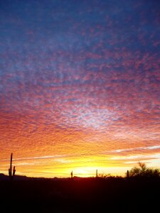 Landscape twilight clouds