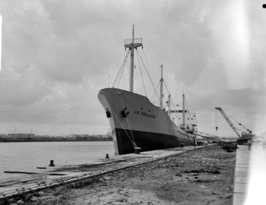 Opdracht Zaanlandse Scheepsbouw Maatschappij, proefvaart Lis Frelssen (reportage, Bestanddeelnr 913-9334