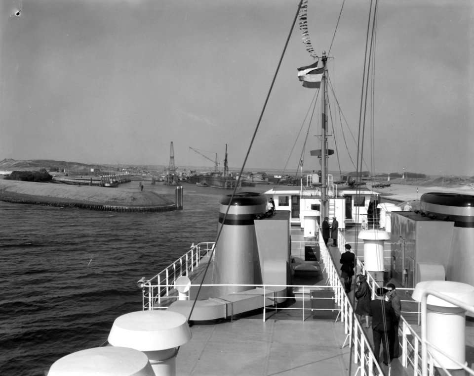 Opdracht Zaanlandse Scheepsbouw Mij de Marsdiep tijdens proefvaart, de Marsdiep, Bestanddeelnr 916-1944