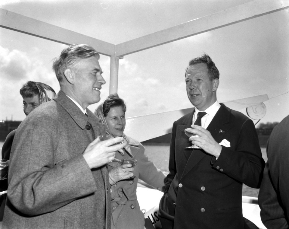 Opdracht Zaanlandse Scheepsbouw Maatschappij, proefvaart Lis Frelssen (reportage, Bestanddeelnr 913-9342