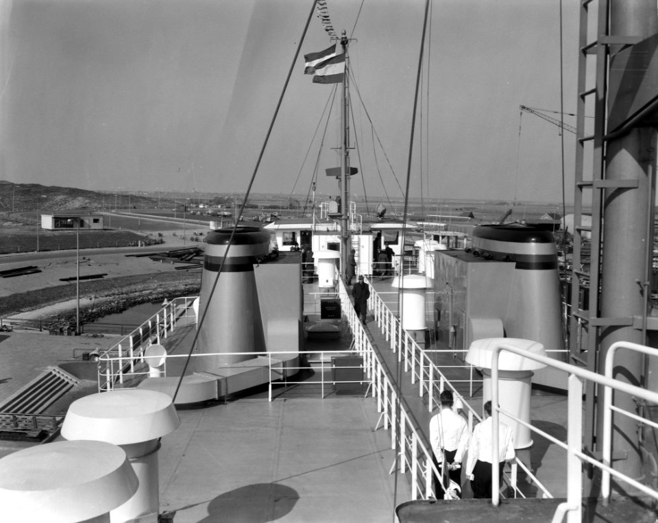Opdracht Zaanlandse Scheepsbouw Mij de Marsdiep tijdens proefvaart, de Marsdiep, Bestanddeelnr 916-1941