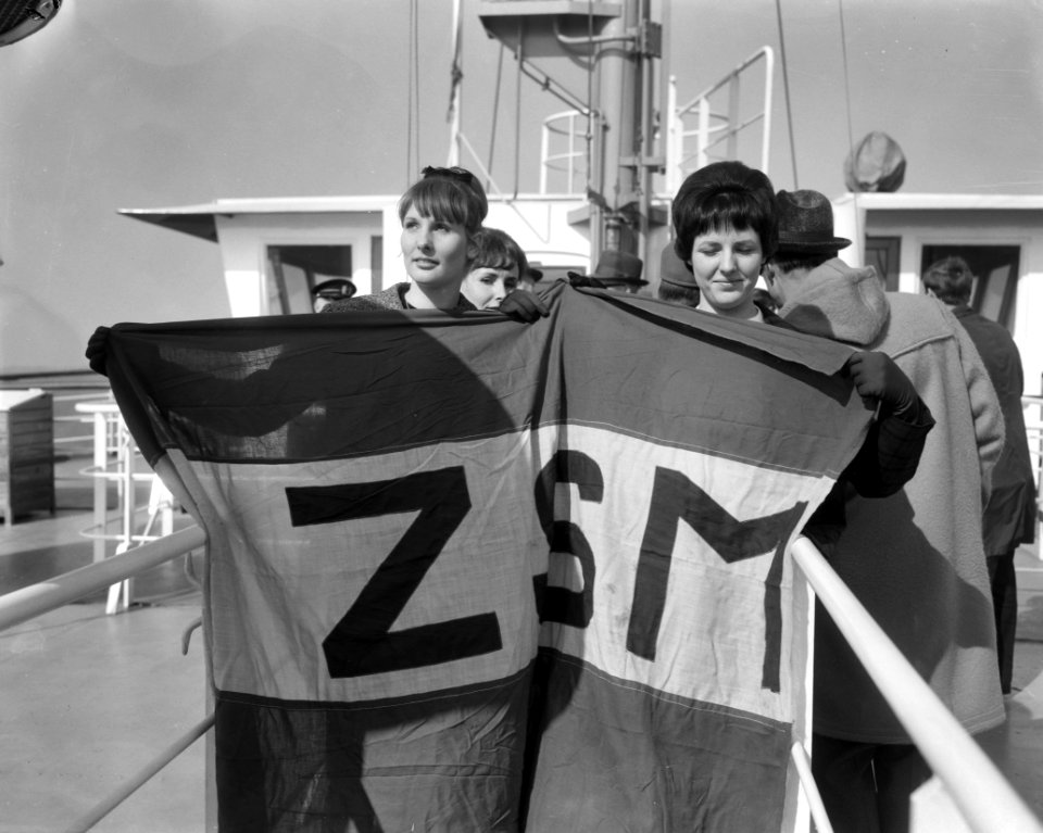 Opdracht Zaanlandse Scheepsbouw Mij de Marsdiep tijdens proefvaart, de Marsdiep, Bestanddeelnr 916-1942