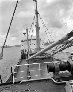 Opdracht Zaanlandse Scheepsbouw Maatschappij, proefvaart Lis Frelssen (reportage, Bestanddeelnr 913-9327