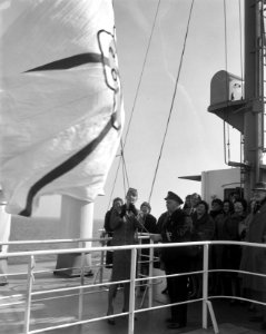Opdracht Zaanlandse Scheepsbouw Mij de Marsdiep tijdens proefvaart, Bestanddeelnr 916-1936