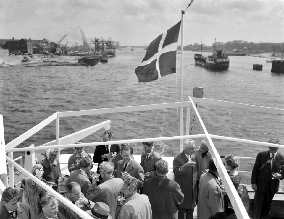 Opdracht Zaanlandse Scheepsbouw Maatschappij, proefvaart Lis Frelssen (reportage, Bestanddeelnr 913-9341