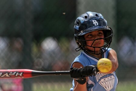 Female bat ball photo