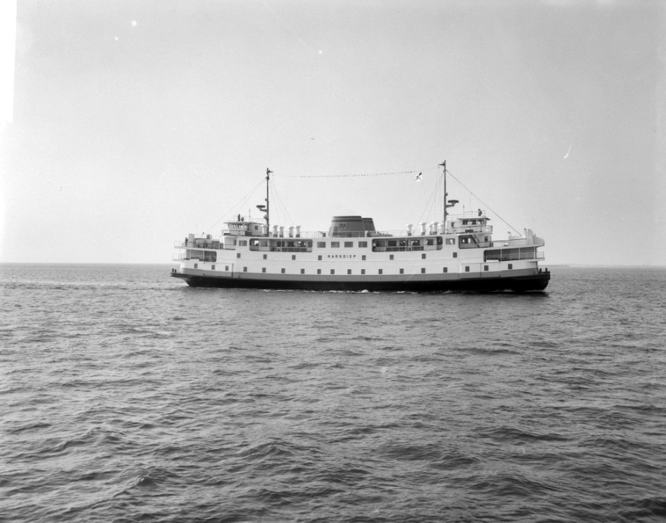 Opdracht Zaanlandse Scheepsbouw Mij de Marsdiep tijdens proefvaart, Bestanddeelnr 916-1915