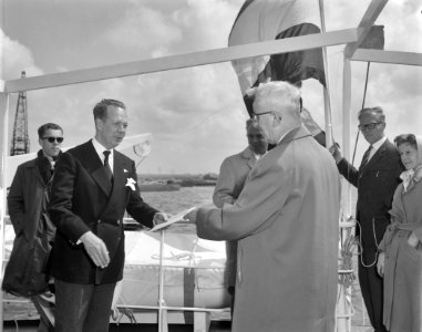 Opdracht Zaanlandse Scheepsbouw Maatschappij, proefvaart Lis Frelssen (reportage, Bestanddeelnr 913-9346